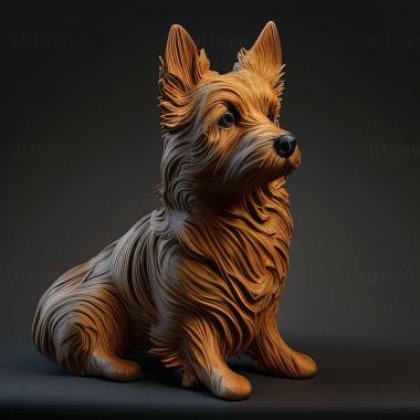 3D model Australian Terrier dog (STL)